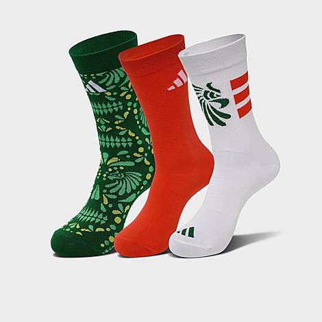 Men's FIFA World Cup 26 Host Nation Mexico Crew Socks (3-Pack)
