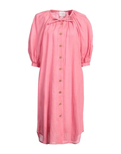 Ballantyne Woman Midi dress Pink Size 4 Linen