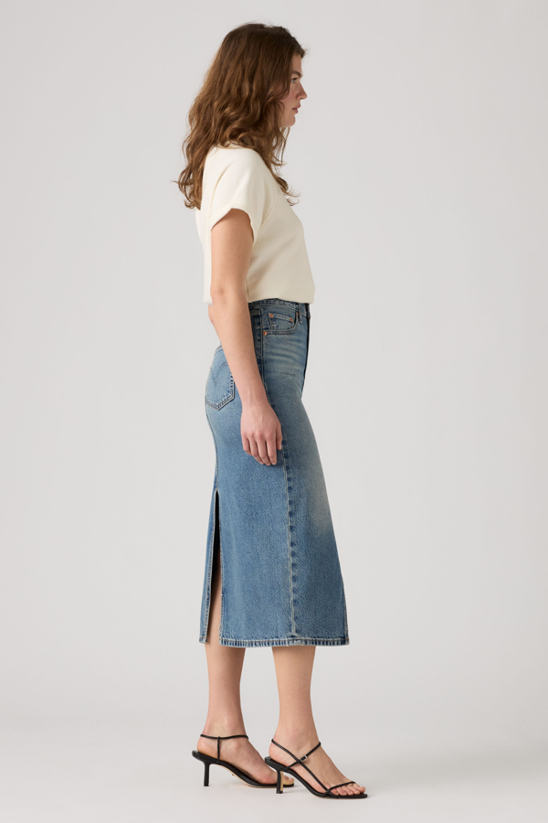 Decon Slit Midi Skirt