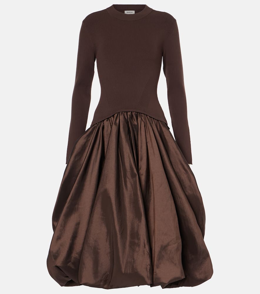 Kenlie gathered midi dress
