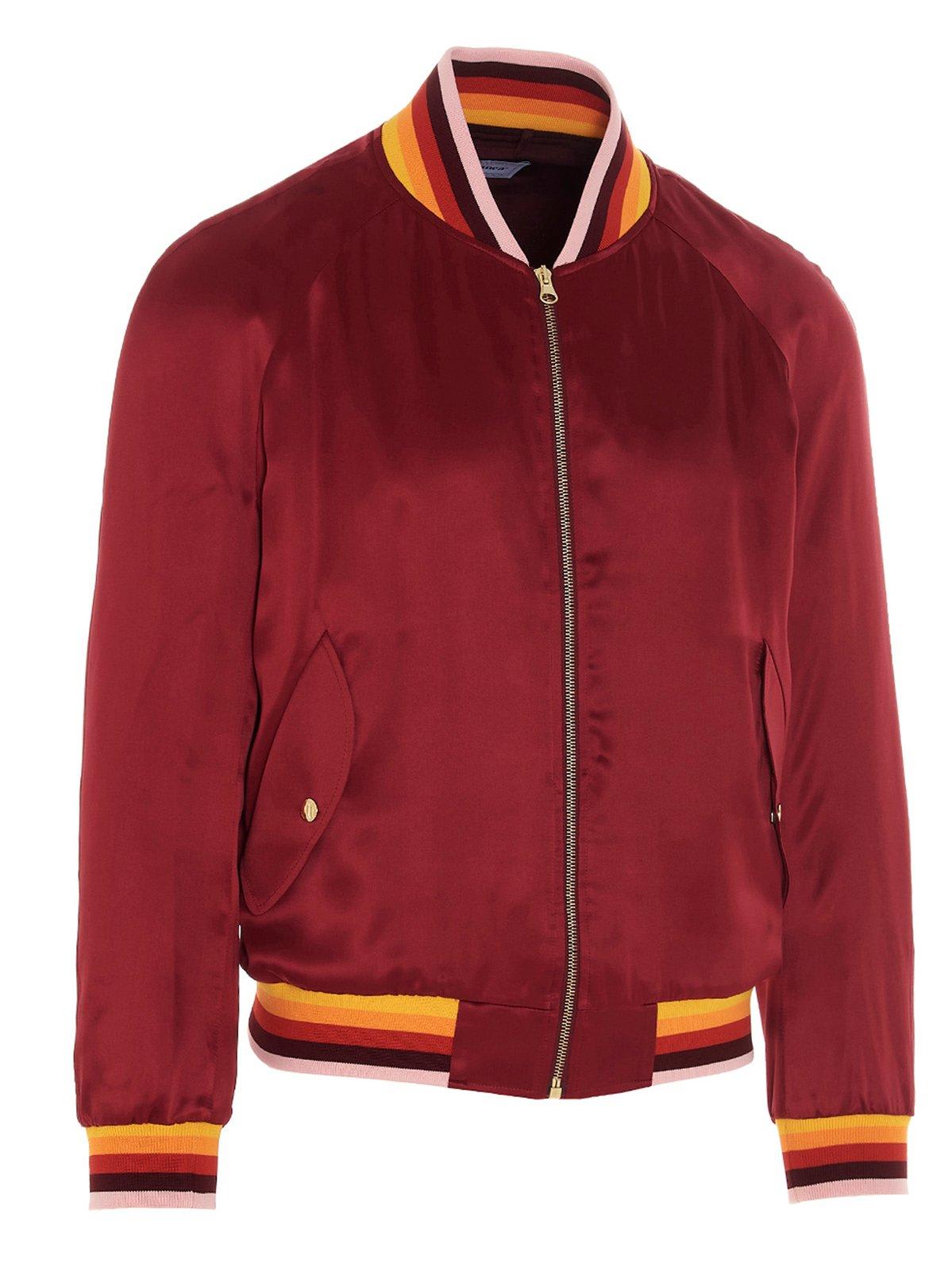 Graphic Embroidered Bomber Jacket
