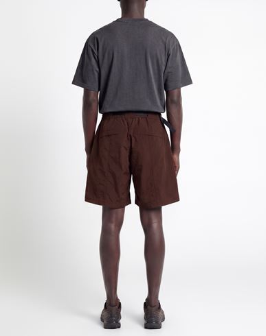 Man Shorts & Bermuda Shorts Chocolate brown Size L Nylon