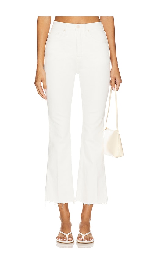 Good American Good Standard Kick Flare in White. -  8 also in 10, 12, 14, 2