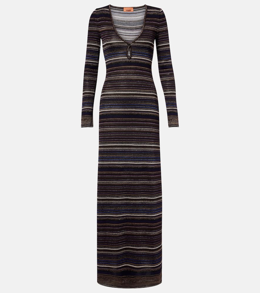 Striped maxi dress