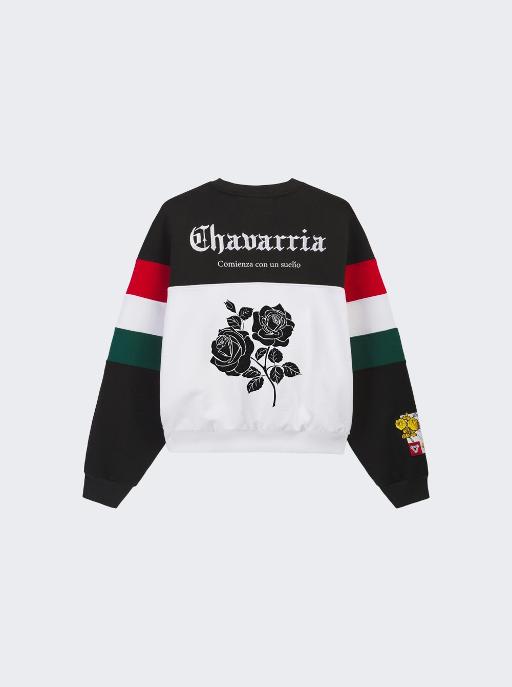 X Willy Chavarria Crewneck Sweatshirt Black And White