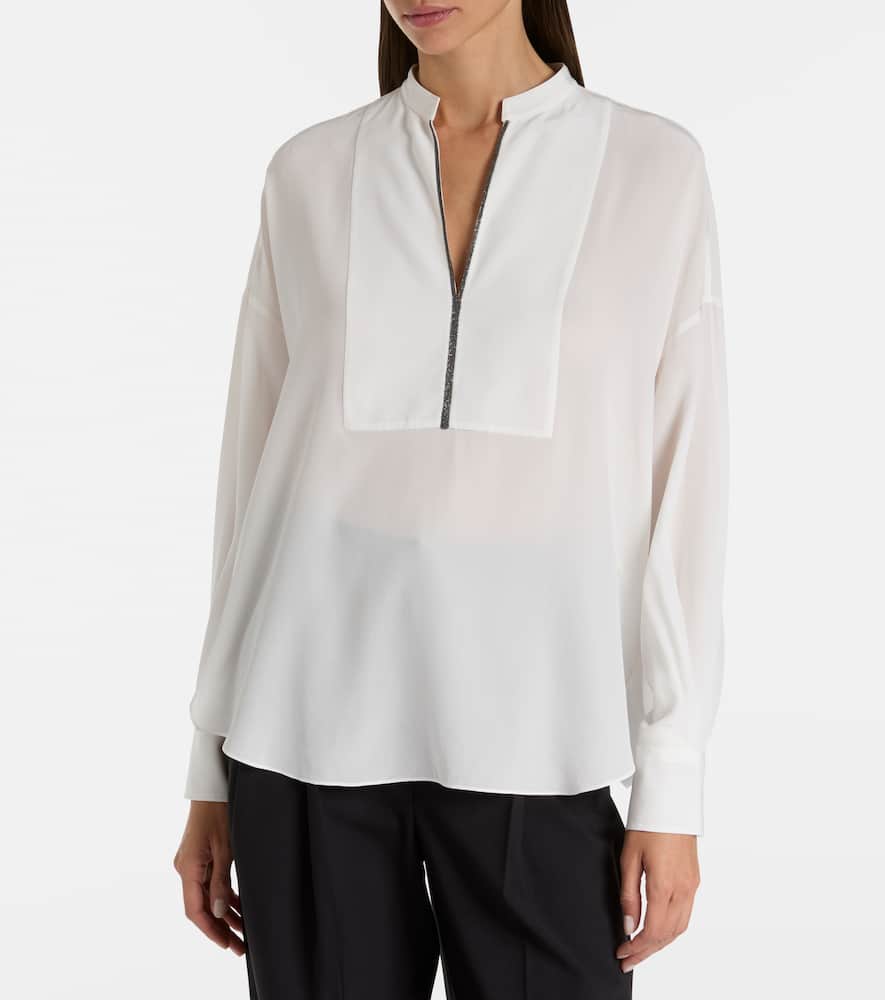 Monili silk blouse