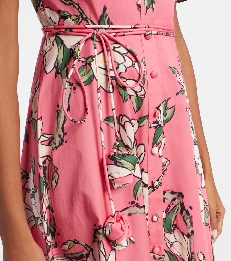 Bianca floral cotton shirt dress