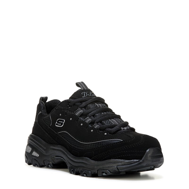 Women's D'lites Sneakers (Black/Black)