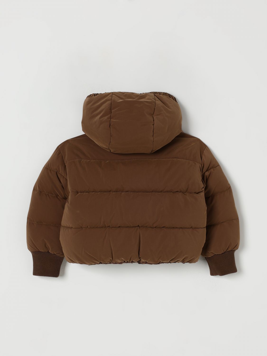 Hooded padded jacket - Neutrals