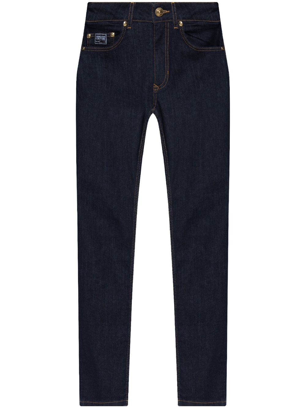 Logo-patch jeans - Blue