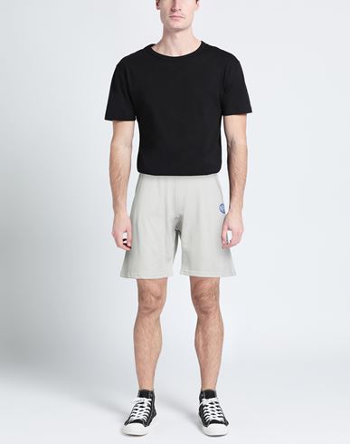 Man Shorts & Bermuda Shorts Light grey Size S Cotton