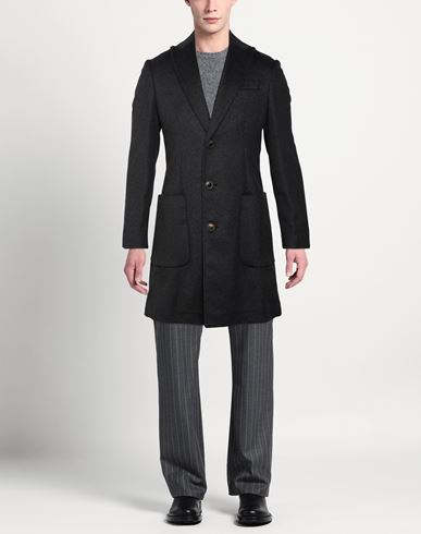 Man Coat Charcoal Size 38 Wool, Polyester, Cashmere