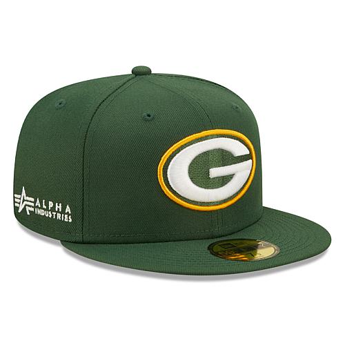 Men's Green Green Bay Packers Alpha 59FIFTY Fitted Hat