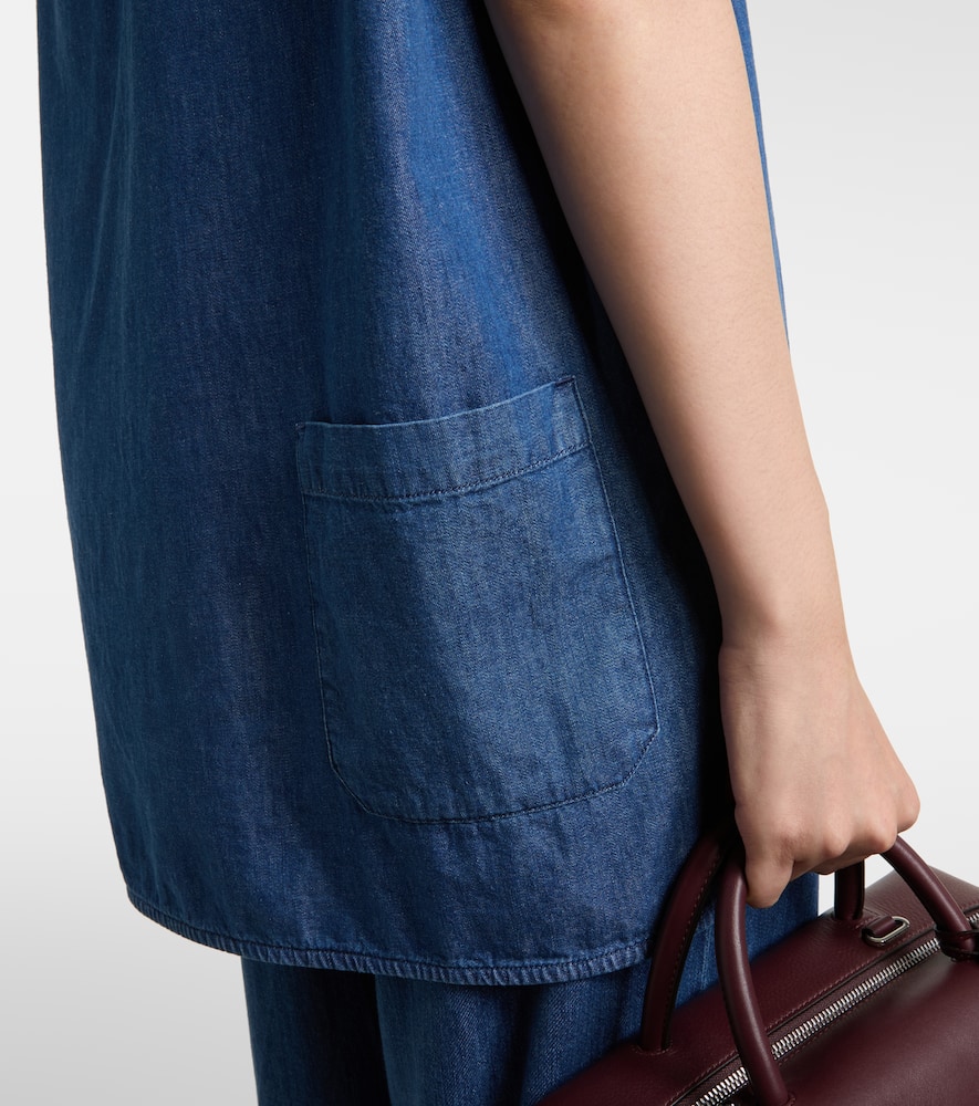 Moresca denim top