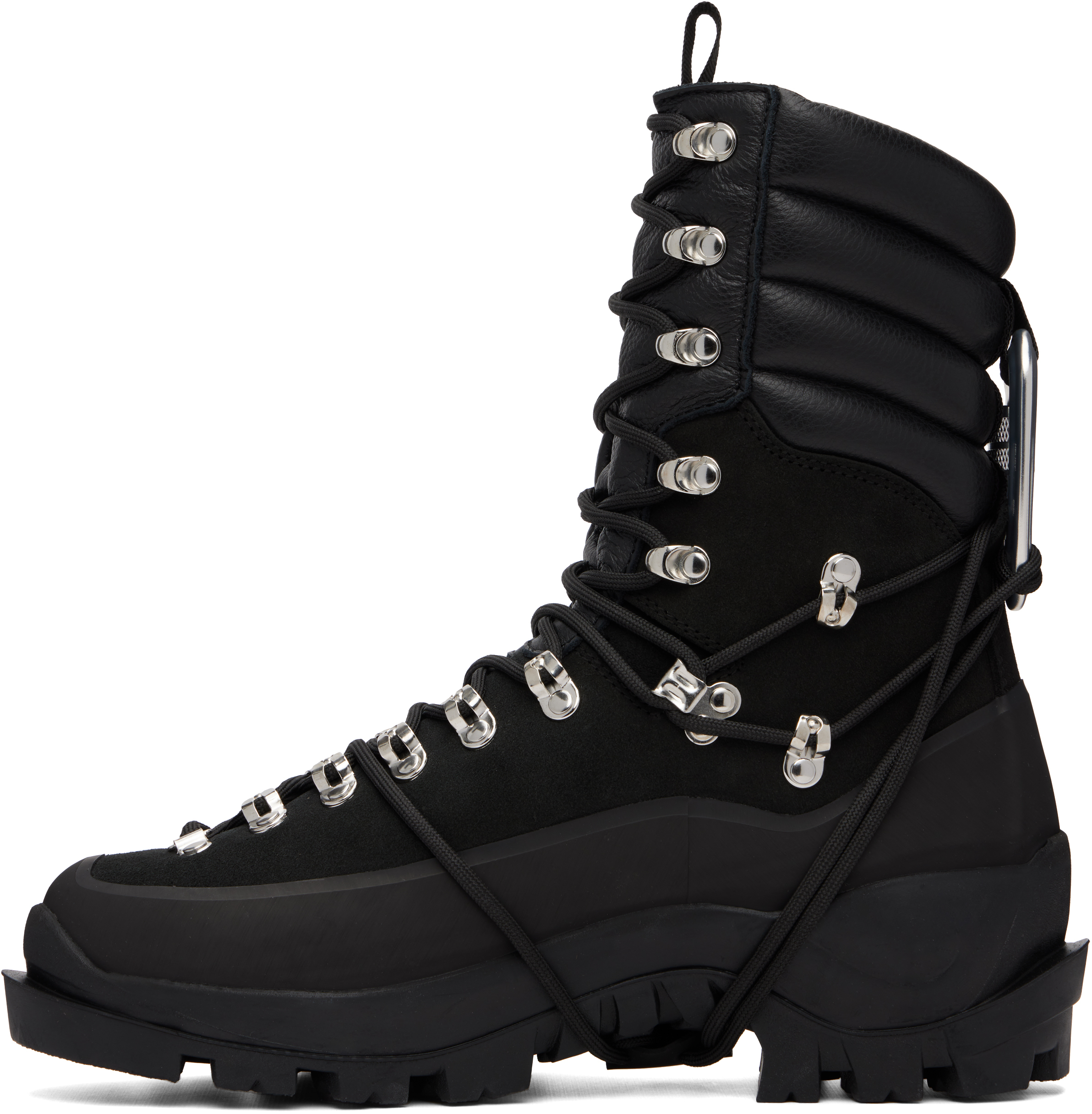 Black Tall Hiking Boots