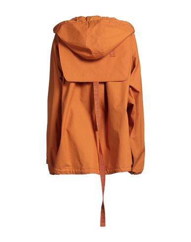 Man Overcoat & Trench Coat Orange Size 36 Cotton