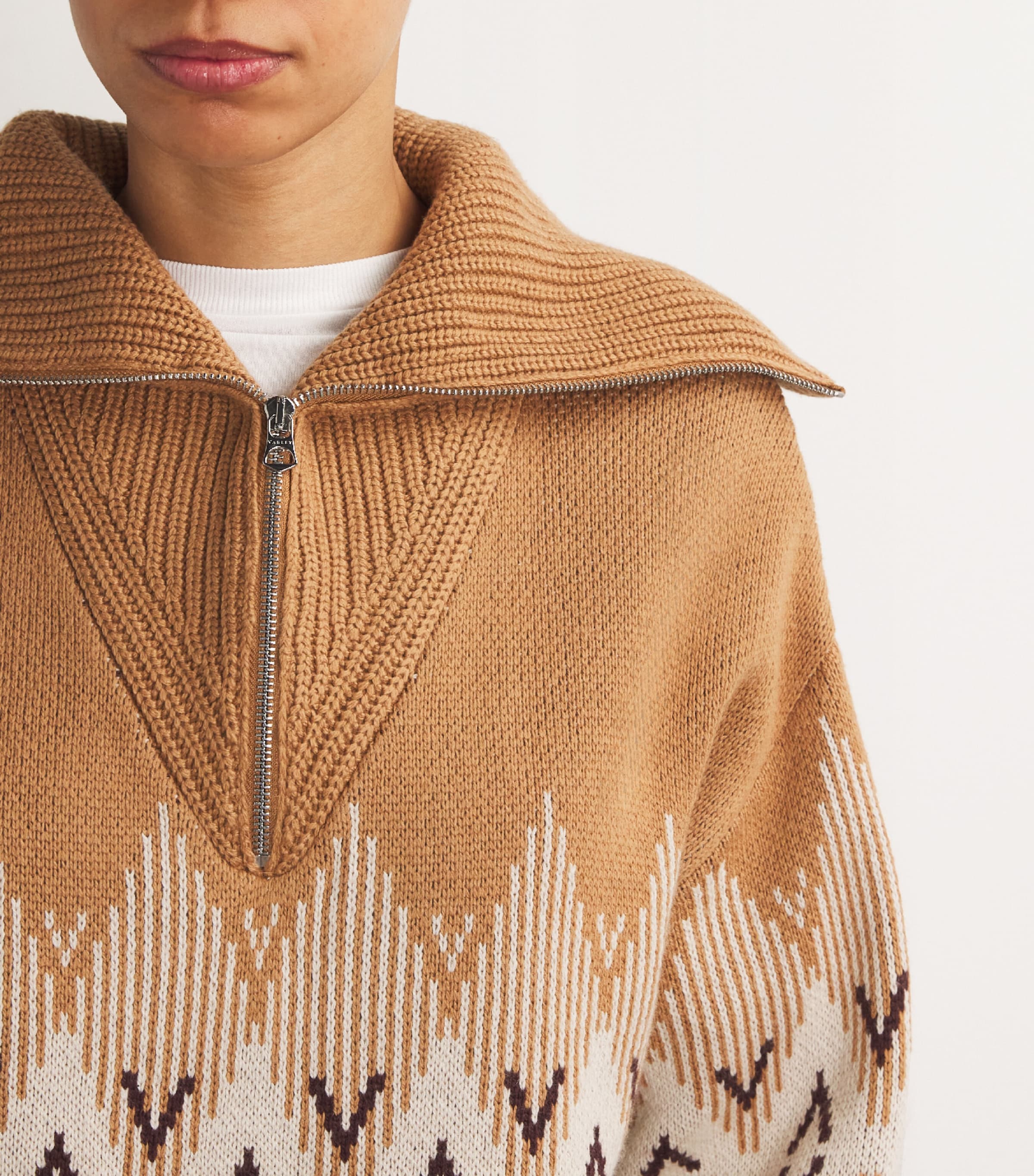 Knitted Half-Zip Heidi Sweater