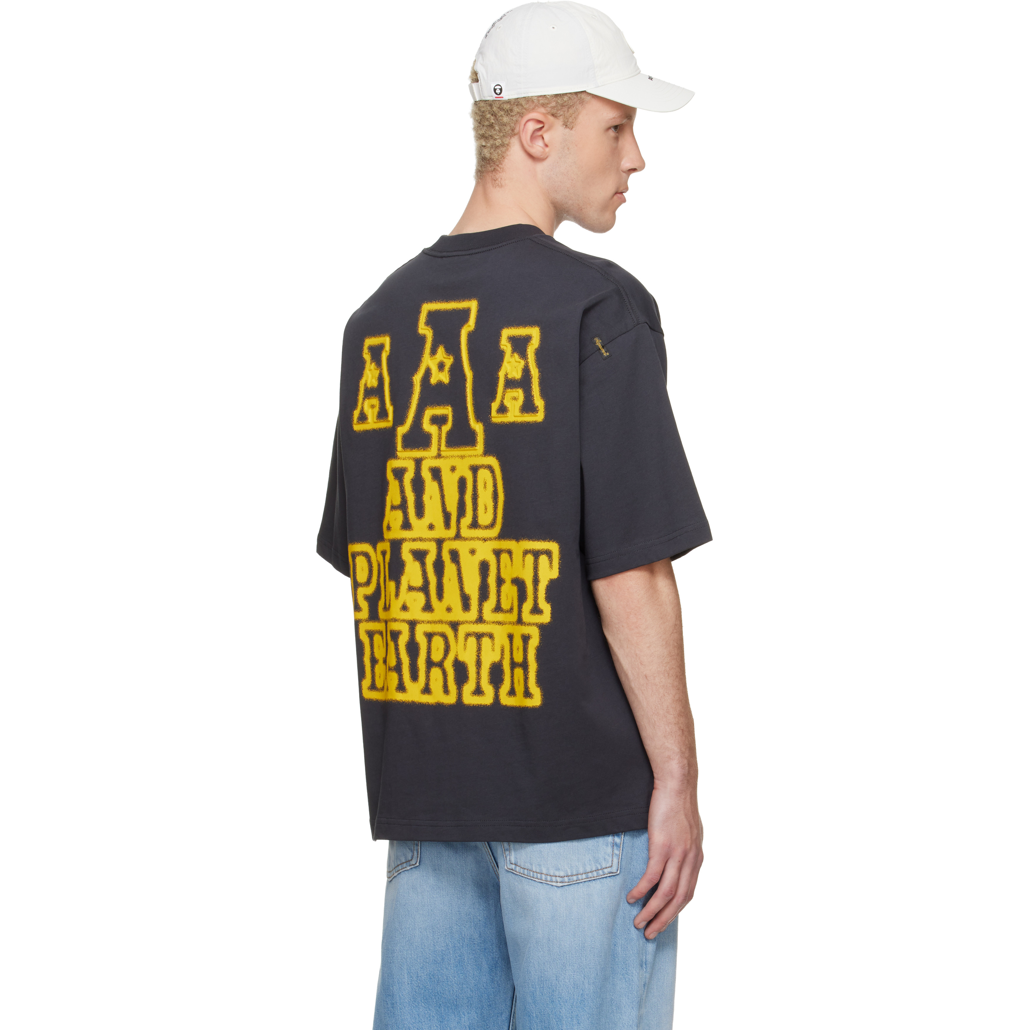 Gray 'AAPE' Fancy Main T-shirt