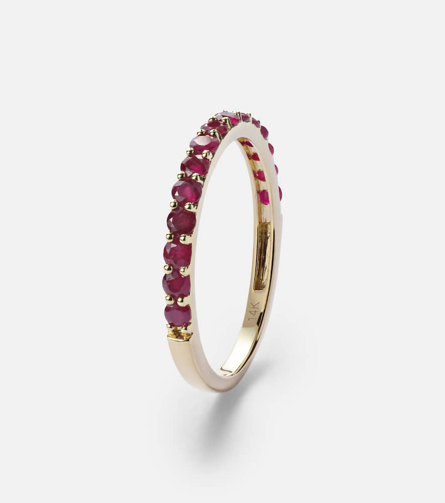 Forever Birthstone 14kt gold ring with ruby