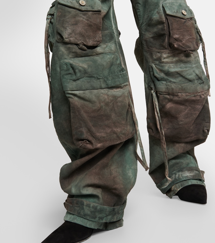Fern cotton canvas cargo pants