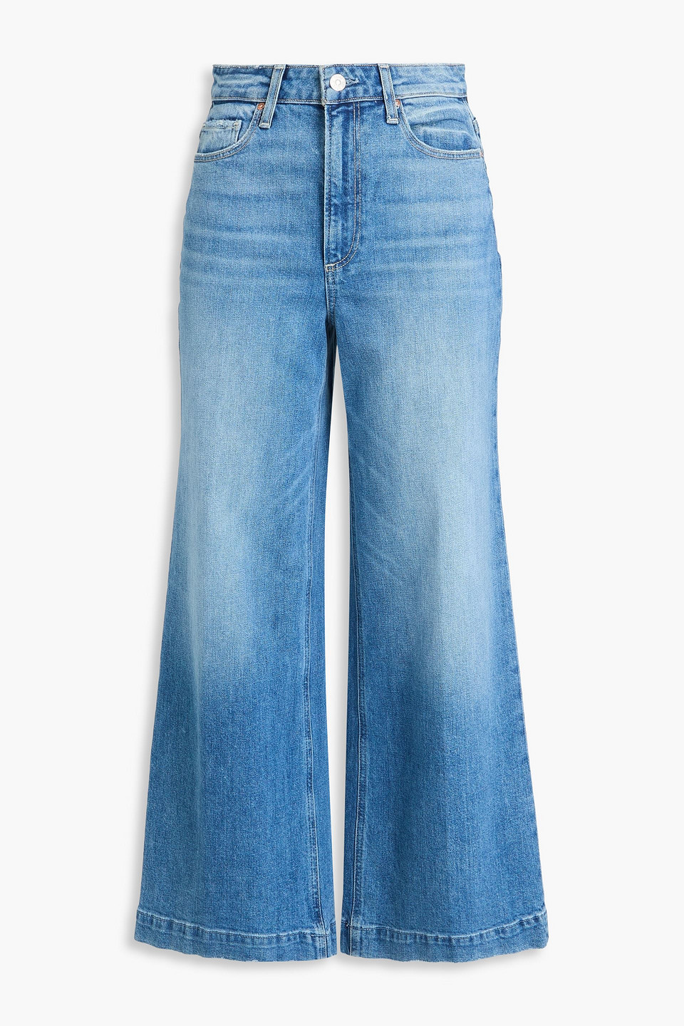 Harper high-rise wide-leg jeans - Blue - 24
