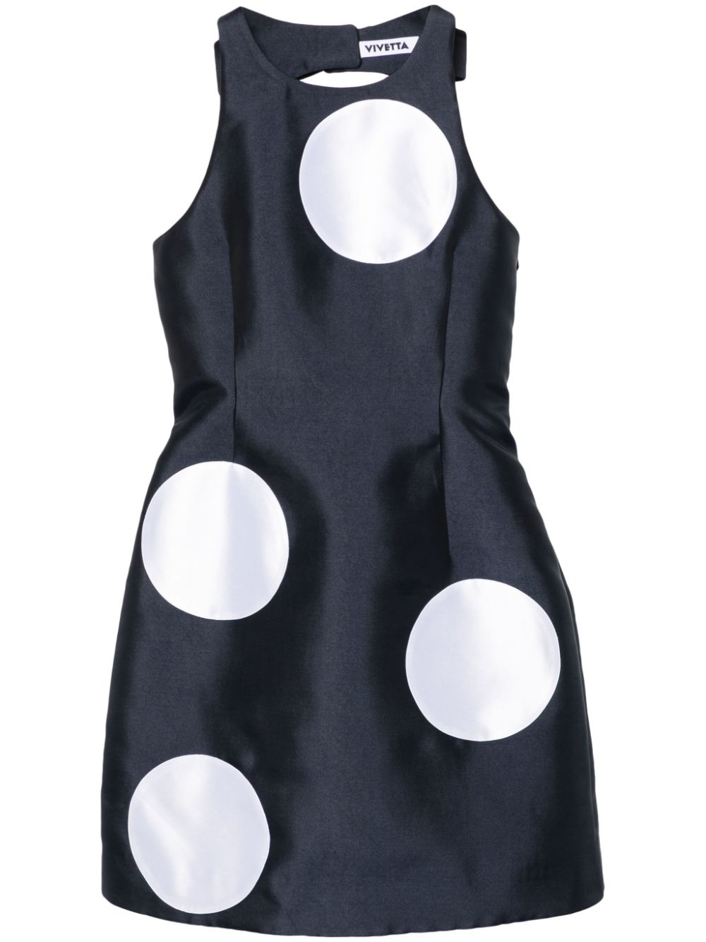 Mikado mini dress - Blue