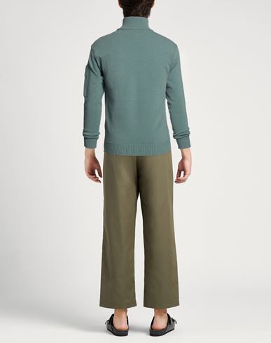 C. p. Company Man Sweater Dark green Size XS Polyamide, Wool, Polyester
