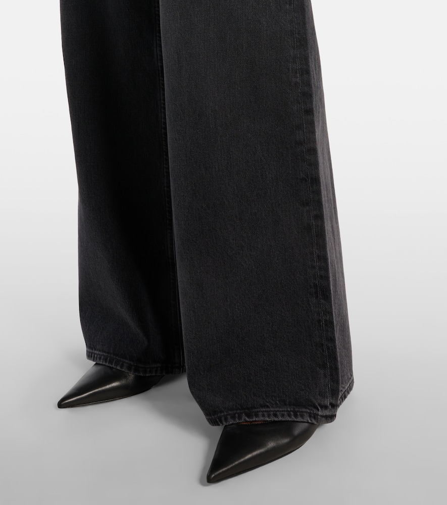 Dame high-rise wide-leg jeans