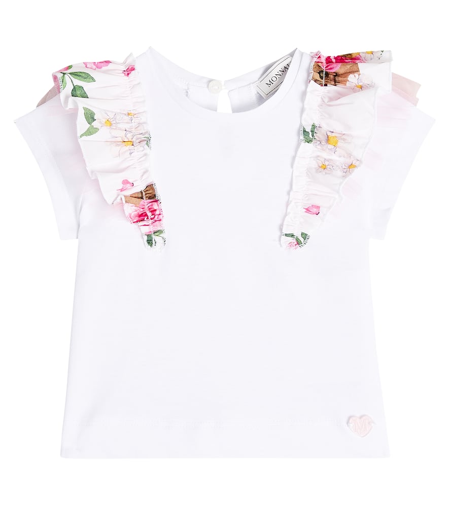 Monnalisa Baby ruffled swimsuit