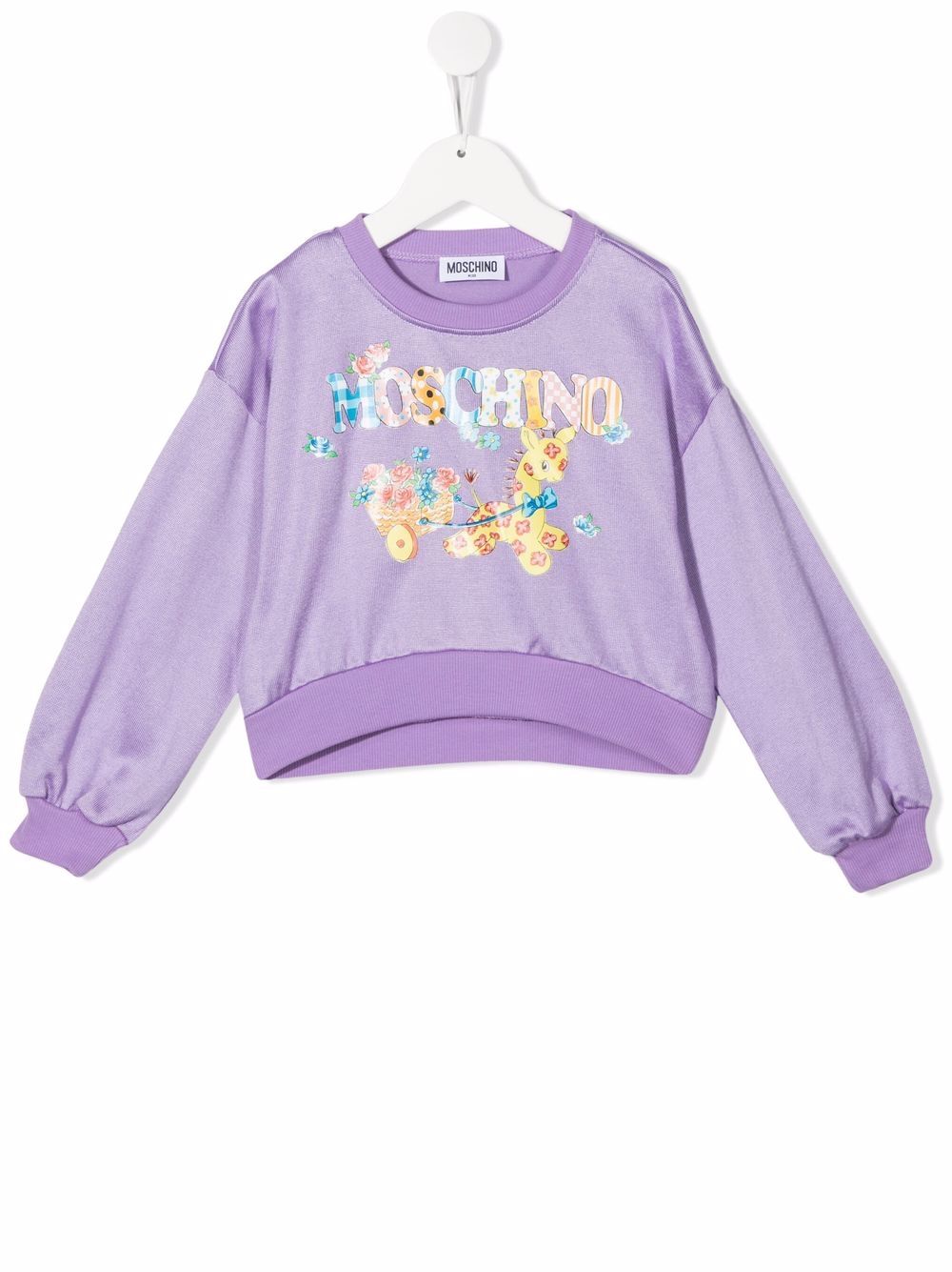 Logo-print sweatshirt - Purple