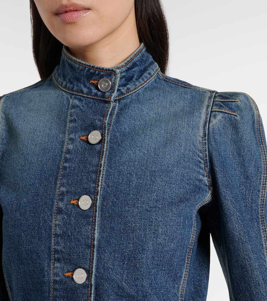 Alaïa Cropped denim jacket