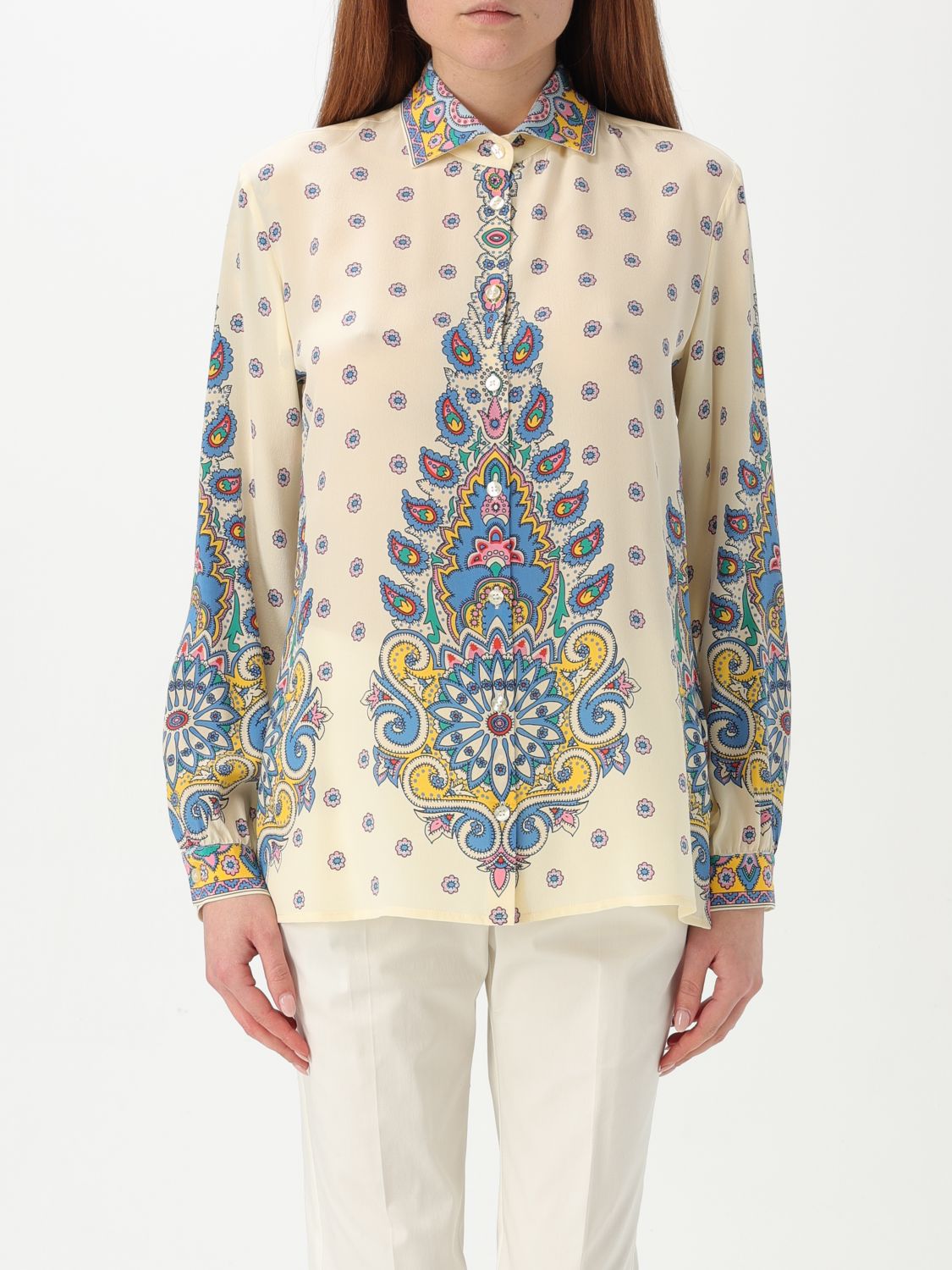 Floral shirt - Neutrals