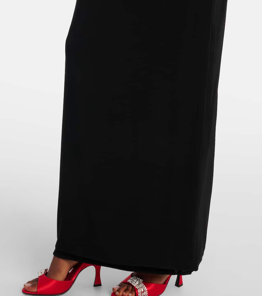 Jersey maxi dress