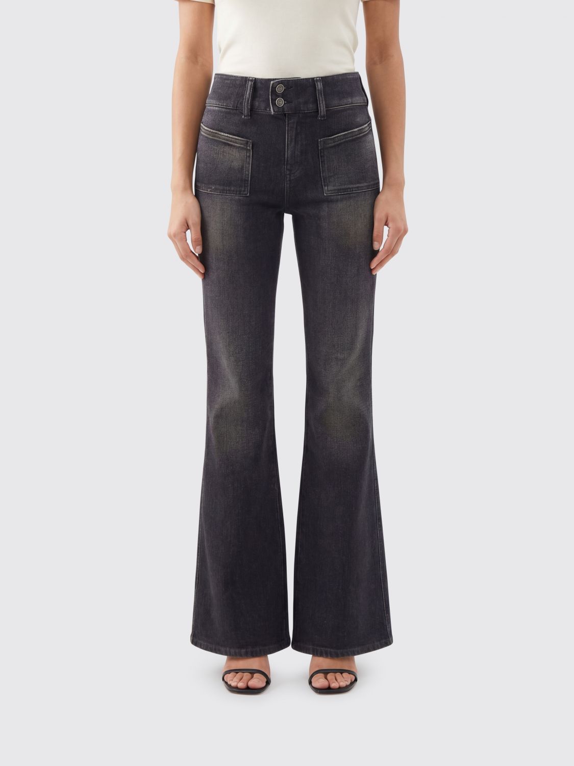 Jeans Woman color Black