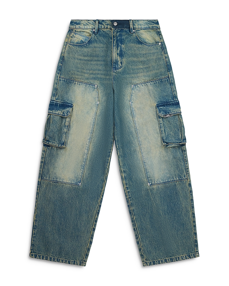 Wide Leg Cargo Jeans