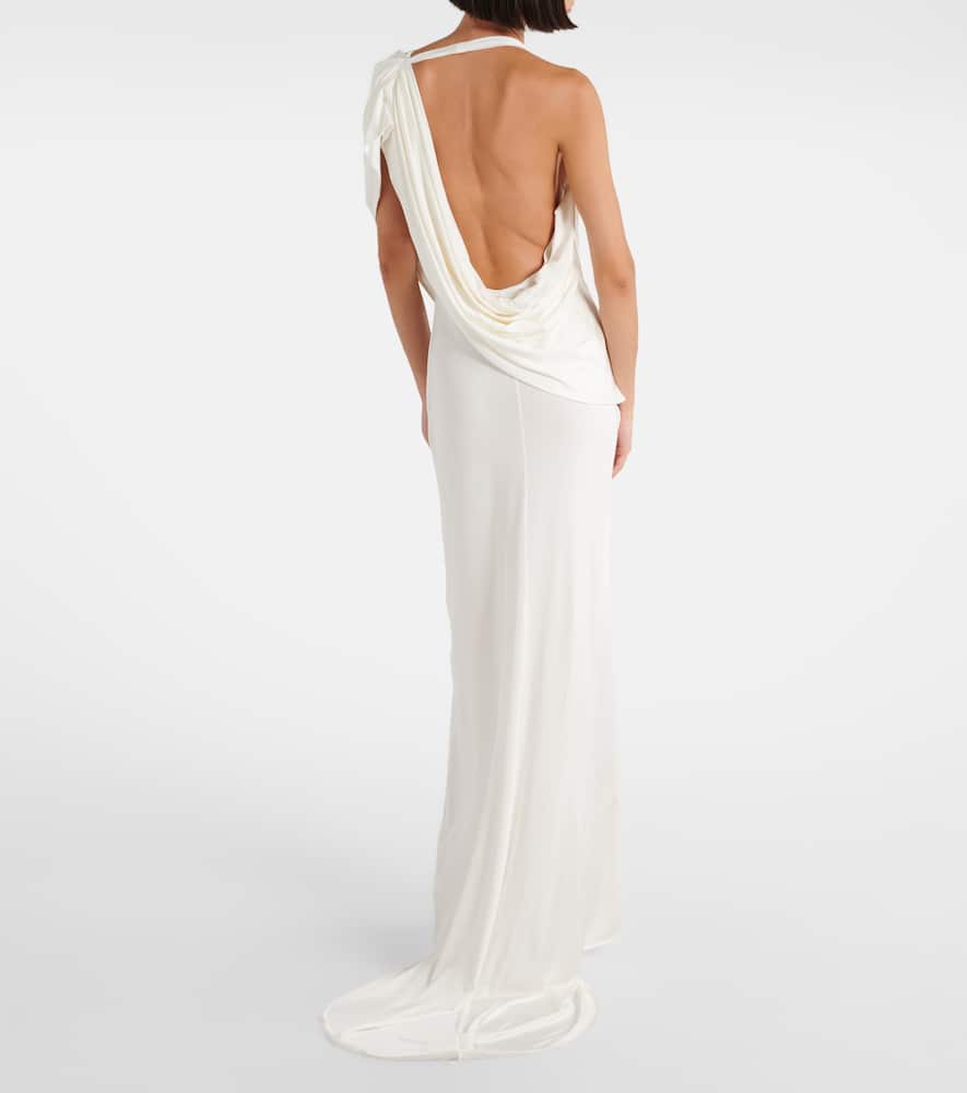 Draped gown