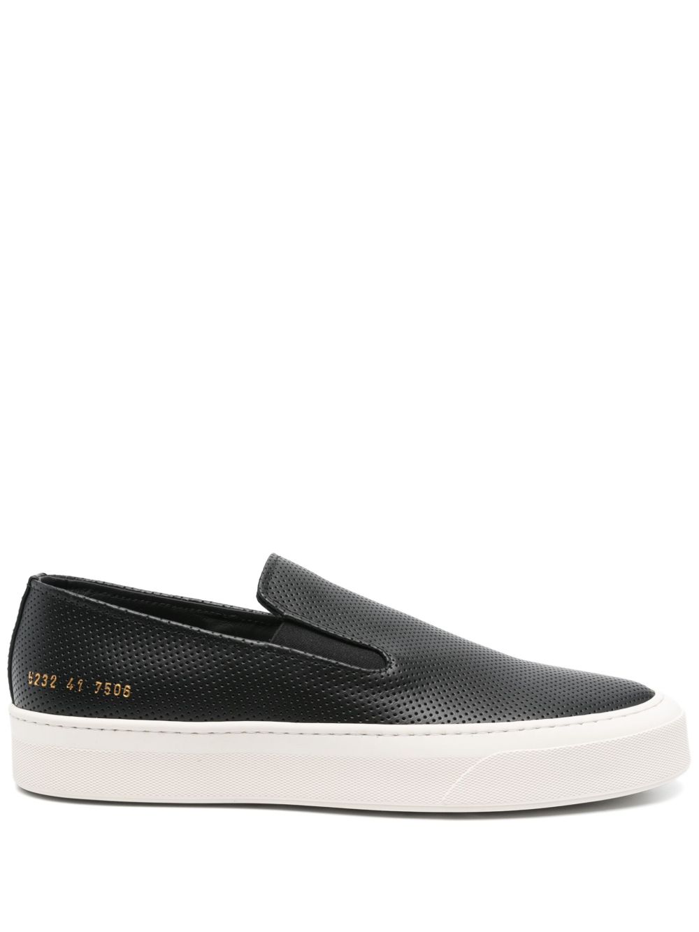 Common Projects perforated sneakers - Black