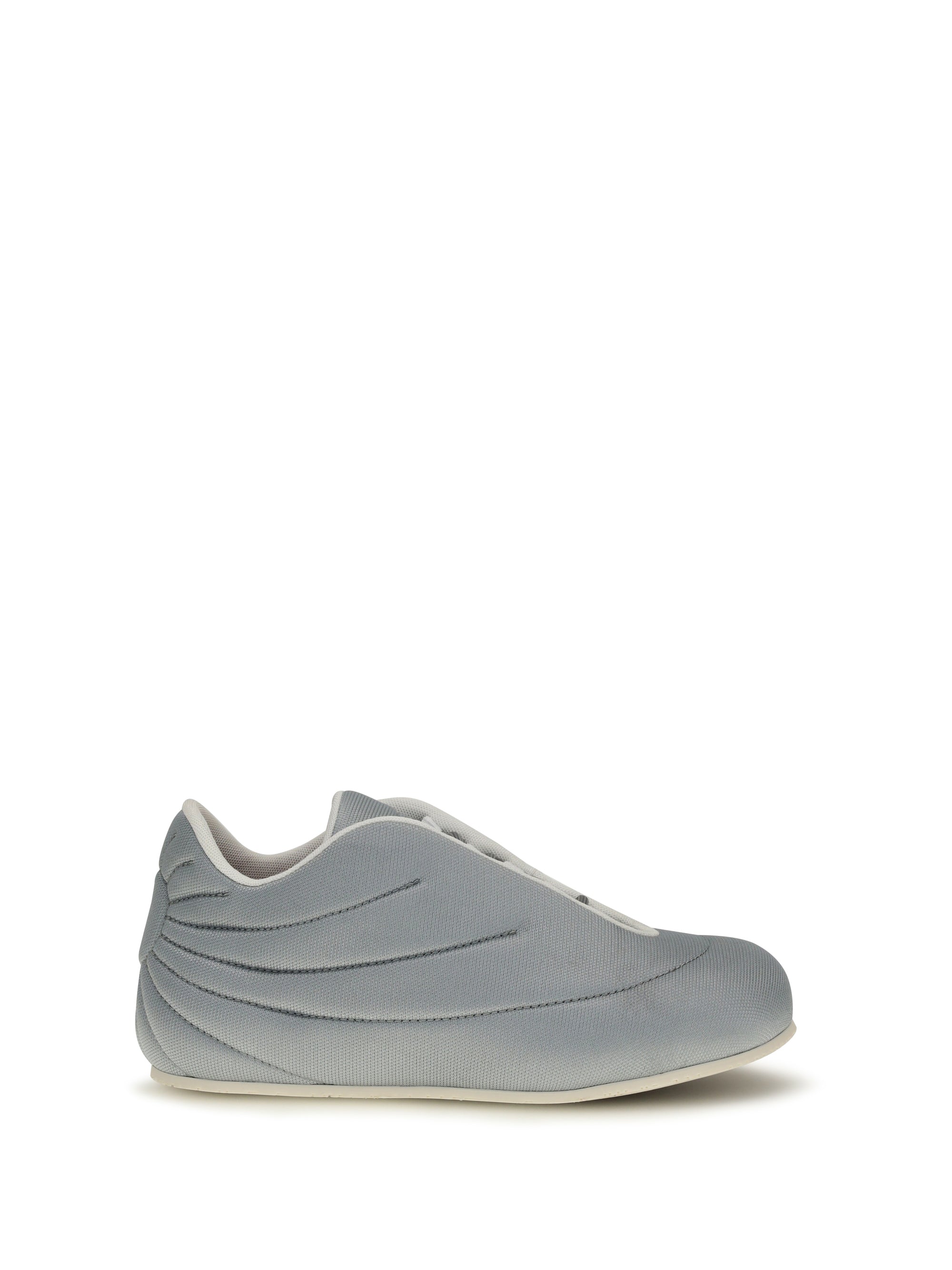 Lightweight Quilted Sneakers — Gray
