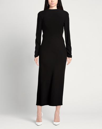 Woman Midi dress Black Size 0 Wool