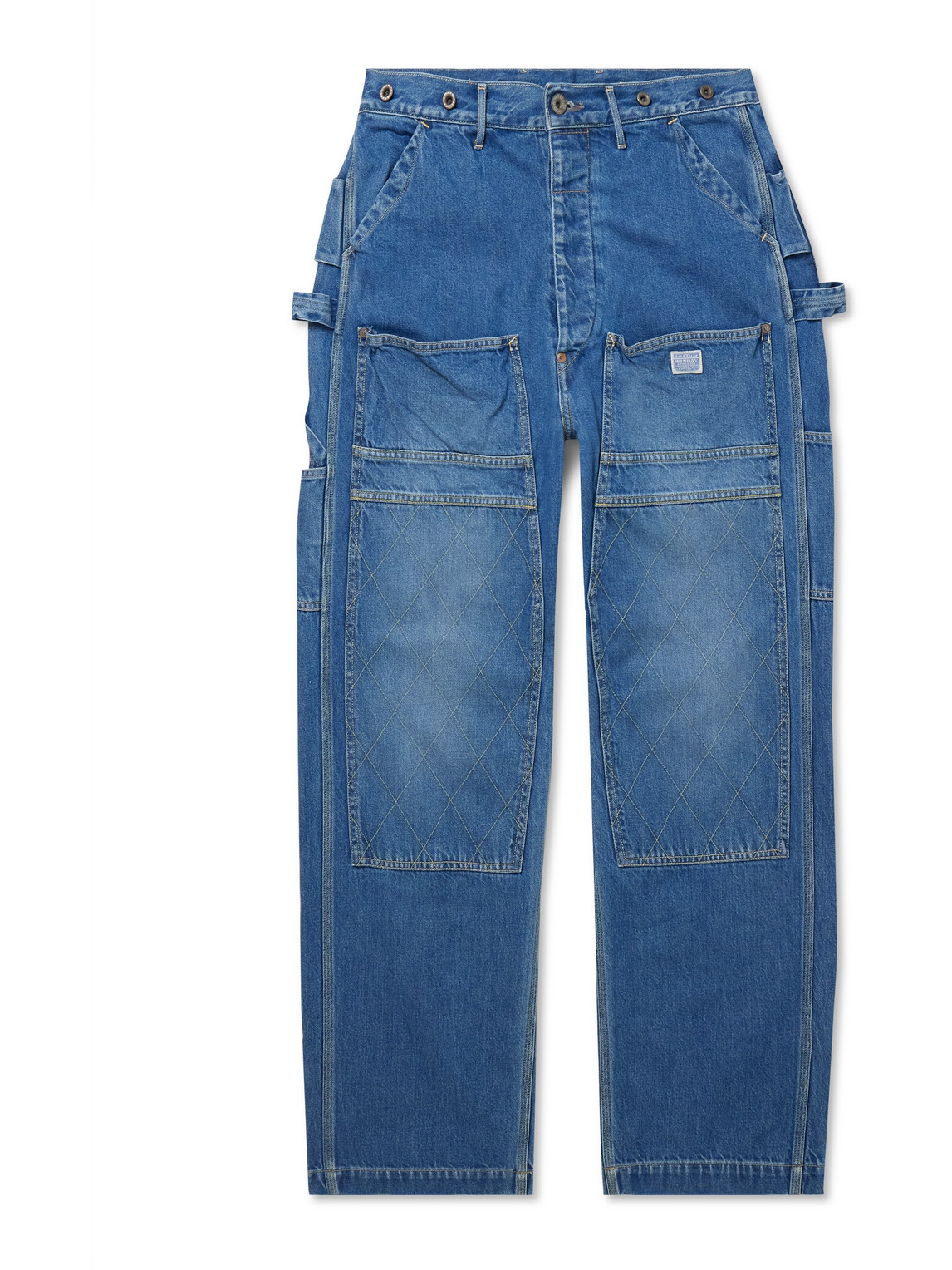 Lumber Straight-Leg Panelled Jeans