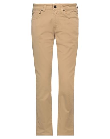 Man Pants Sand Size 29 Cotton, Elastane