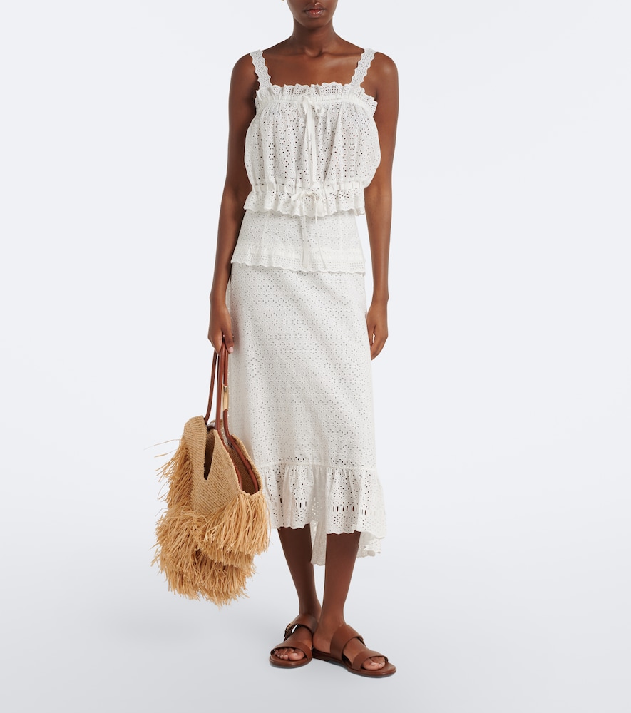 Isola broderie anglaise cotton top