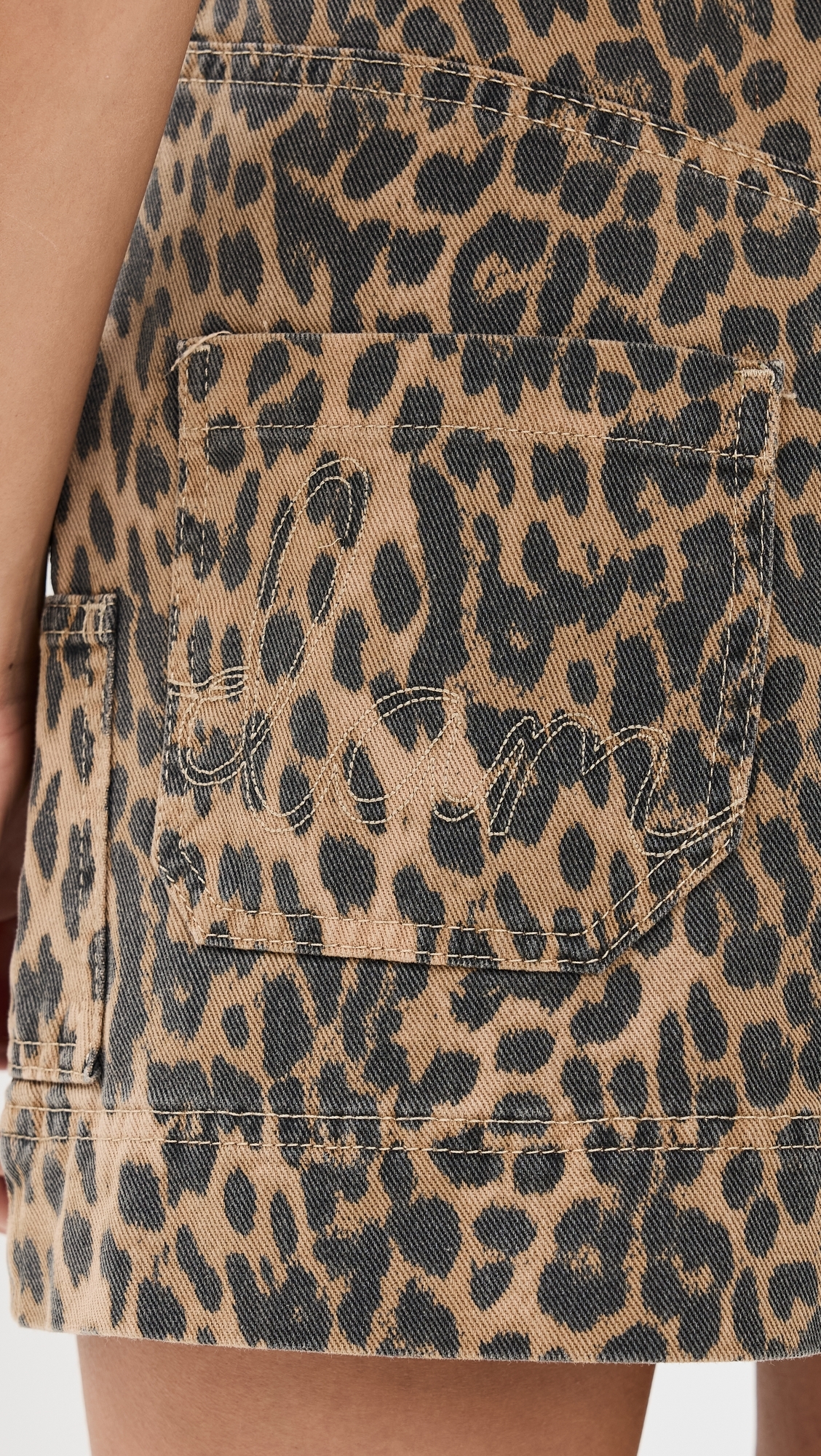Lily Mini Carpenter Skirt Leopard