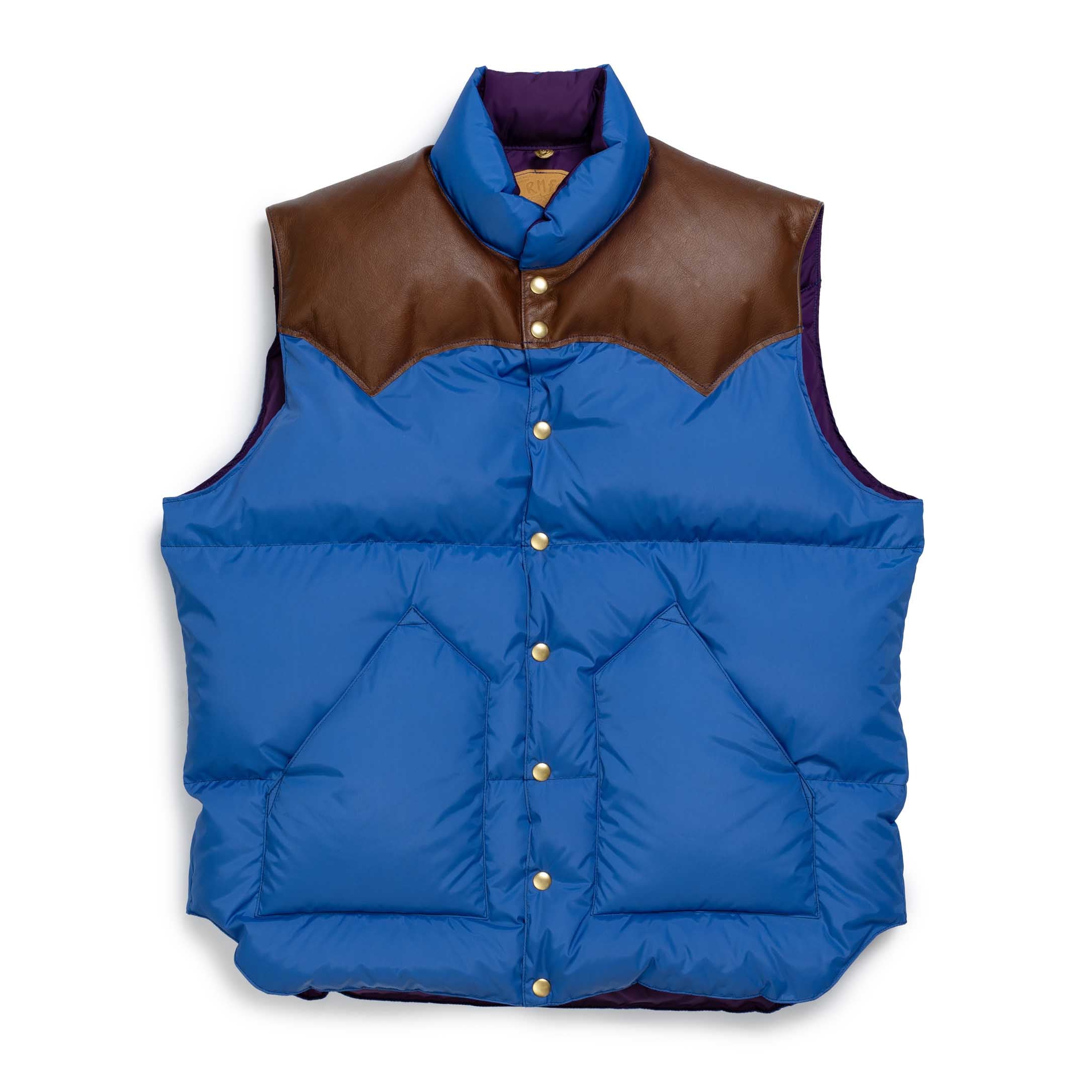 For Clutch Cafe Down Vest Blue