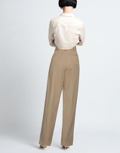 Woman Pants Camel Size 8 Polyester, Virgin Wool, Cotton