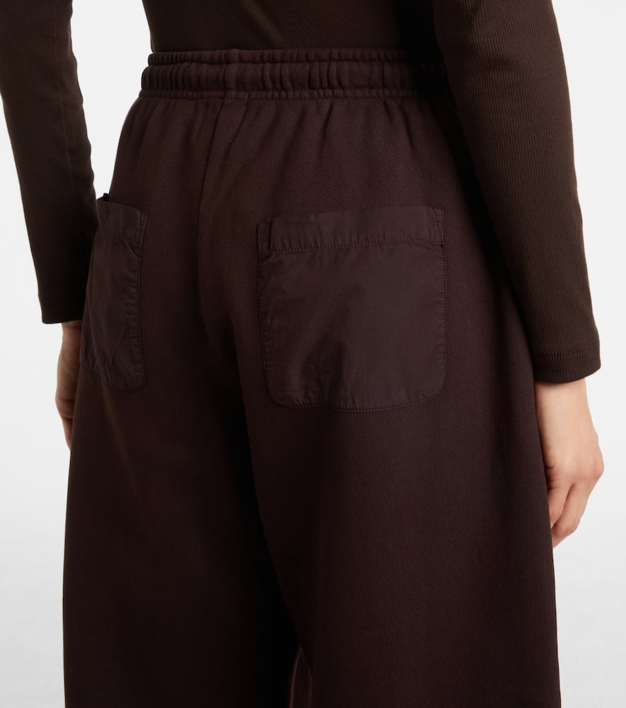 Jamie patchwork cotton terry swetapants