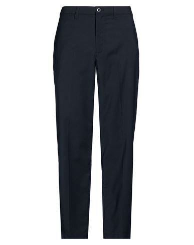 Man Pants Midnight blue Size 34 Polyester, Virgin Wool, Elastane