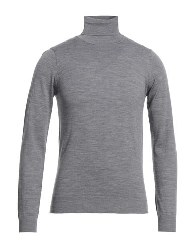 Man Turtleneck Grey Size 38 Wool
