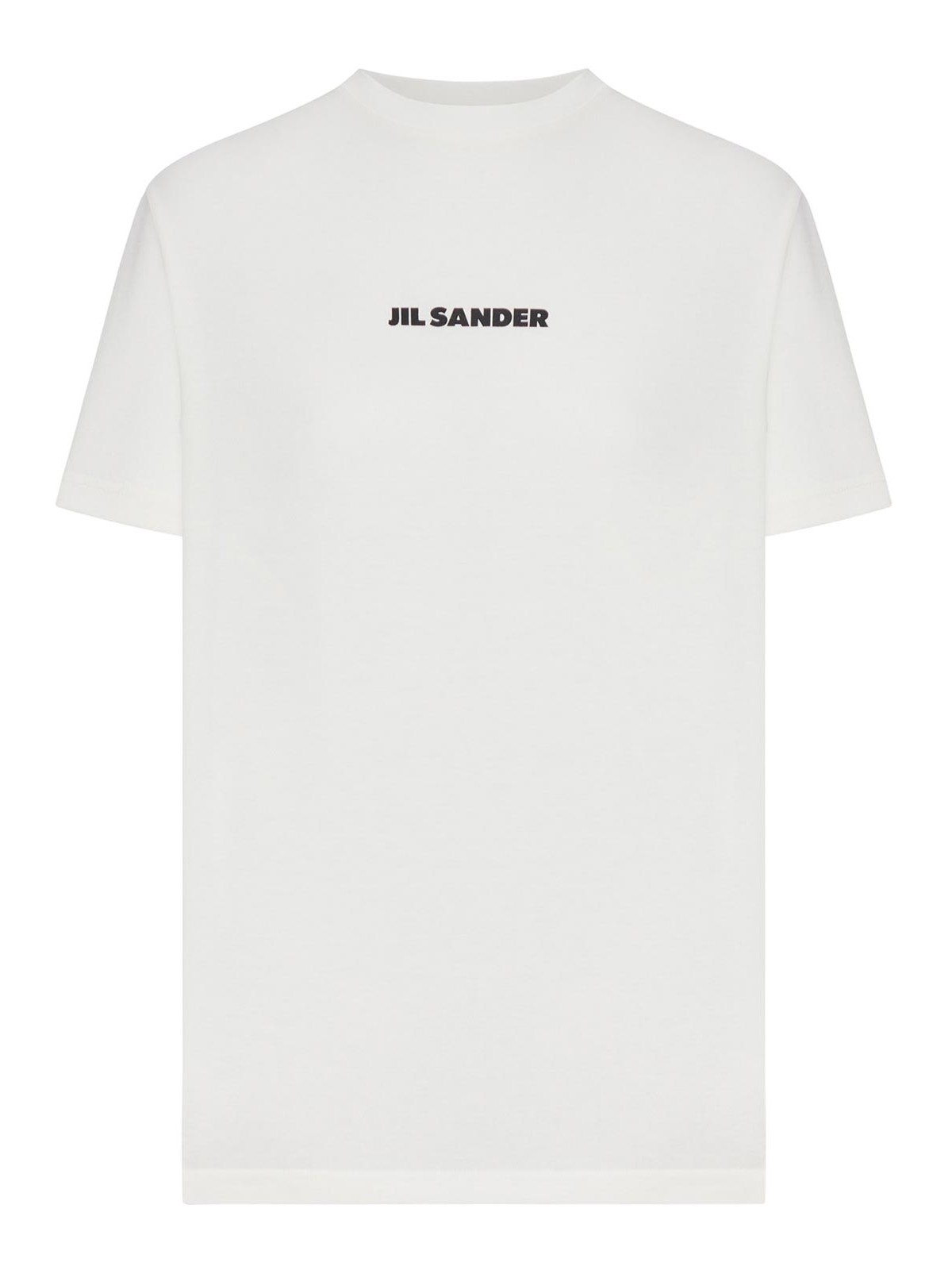 Crew Neck Cotton T-Shirt With Logo