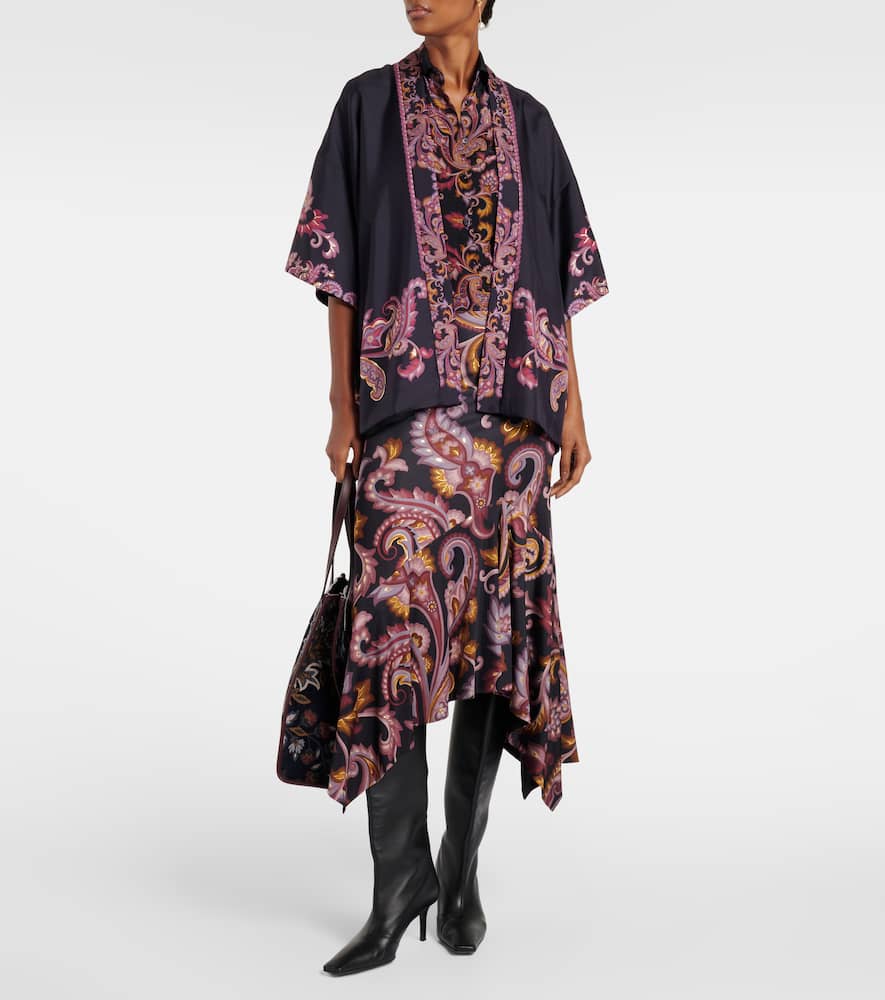 Paisley silk jacket